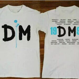 Depeche Mode 1990 Violator Tour T-Shirt, Rock Band Concert Tee for Fans 83